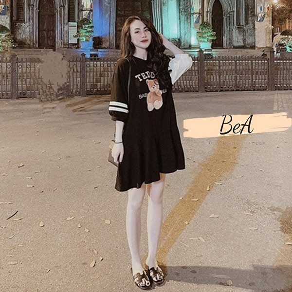 Váy xuông nữ dáng dài. Đầm ngủ mặc bầu, đi biển, 100% cotton mềm mại co giãn 4 chiều thời trang nữ BeA Fashion | BigBuy360 - bigbuy360.vn