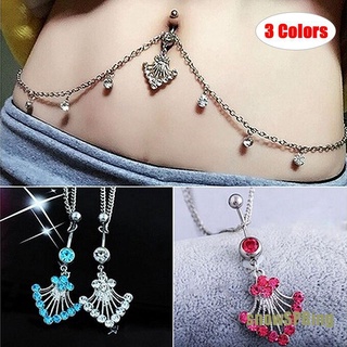 Khuyên Rốn Đính Đá Pha Lê Thời Trang