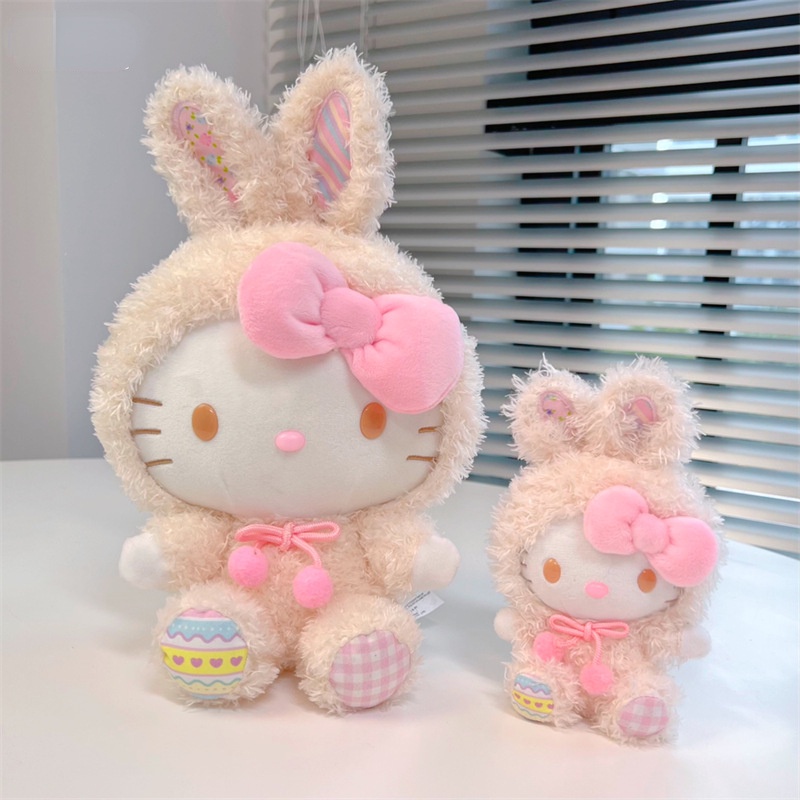 SANRIO  Kuromi My Melody Cinnamoroll Móc Khóa Thỏ Nhồi Bông Xinh Xắn Dễ Thương