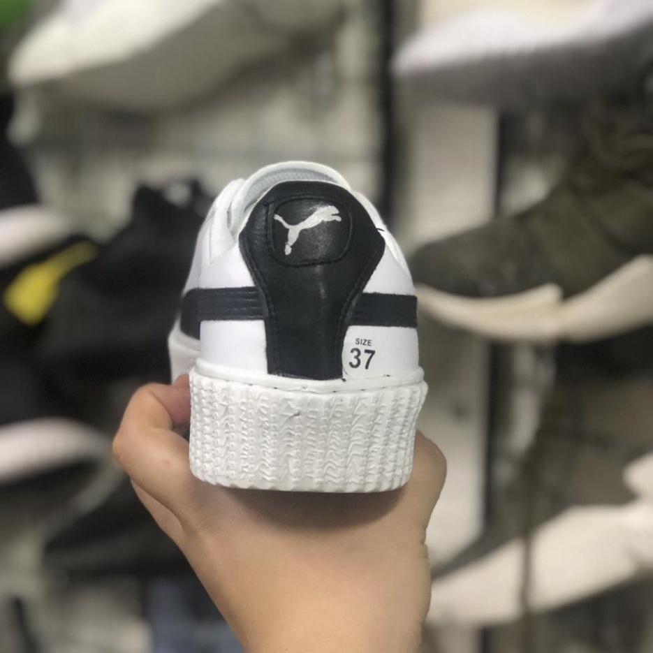 Giày Thể Thao Nữ PUAMA Trắng Vạch Đen Đế Tăng Chiều Cao, Hàng Chuẩn Rep 11 | BigBuy360 - bigbuy360.vn