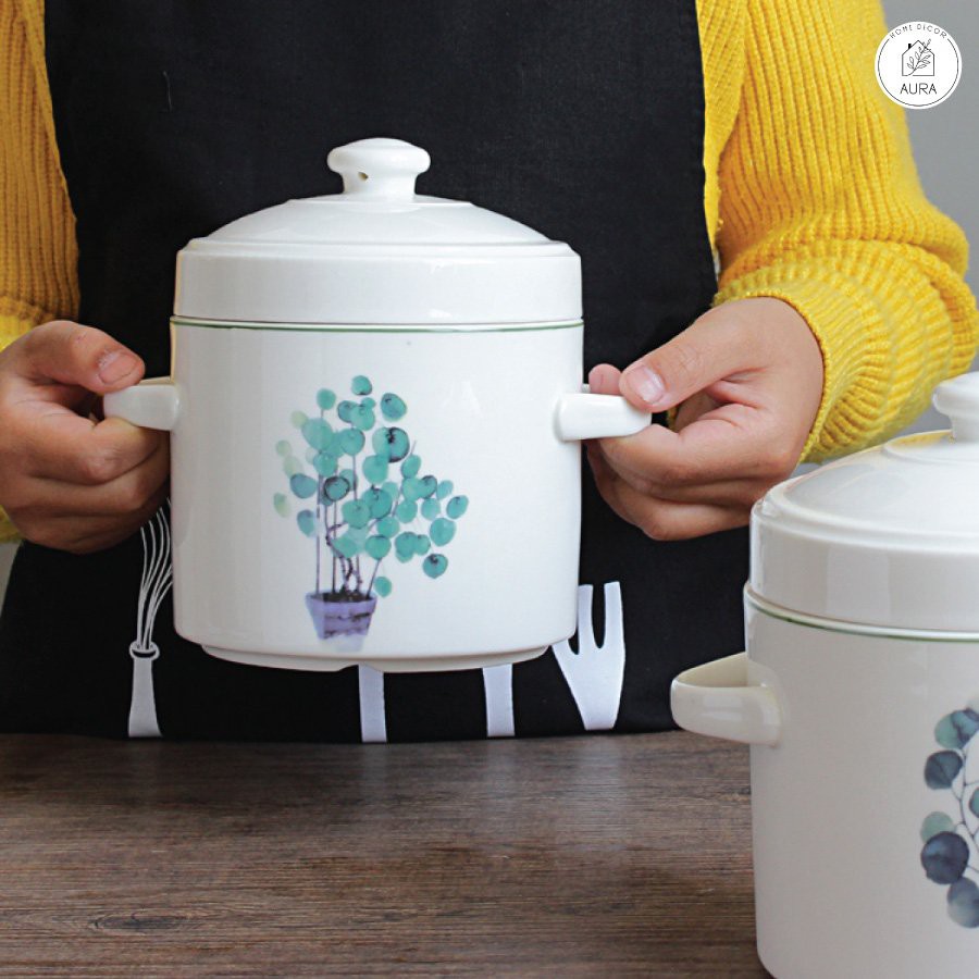 Thố chưng yến sứ cách thủy cao cấp 450 - 850ml- Không Chì - An Toàn Tuyệt Đối Khi Dùng - Hàng chuẩn loại 1 | BigBuy360 - bigbuy360.vn