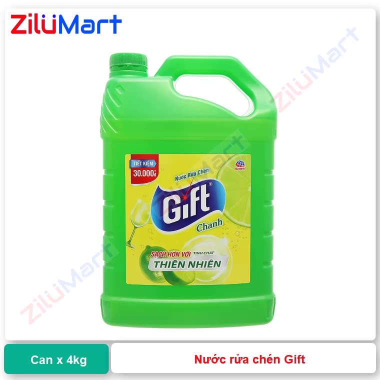 Nước rửa chén Gift loại 3.8kg