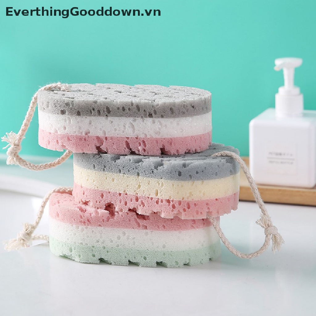 Bàn Chải Xốp Mềm Dùng Mát Xa Tẩy Tế Bào Chết Cho Da Tiện Dụng