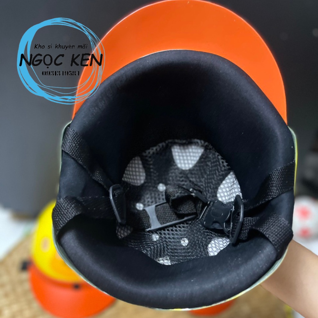 Mũ bảo hiểm siêu nhẹ họa tiết hươu vàng dễ thương, đáng yêu cho bé – Ngọc Ken Shop