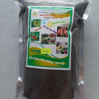 Phân chim yến nguyên chất - Phân bón cao cấp cho cây trồng, hàm lượng dinh dưỡng vượt trội