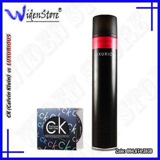Combo sáp vuốt tóc CK và gôm xịt tóc Luxurious