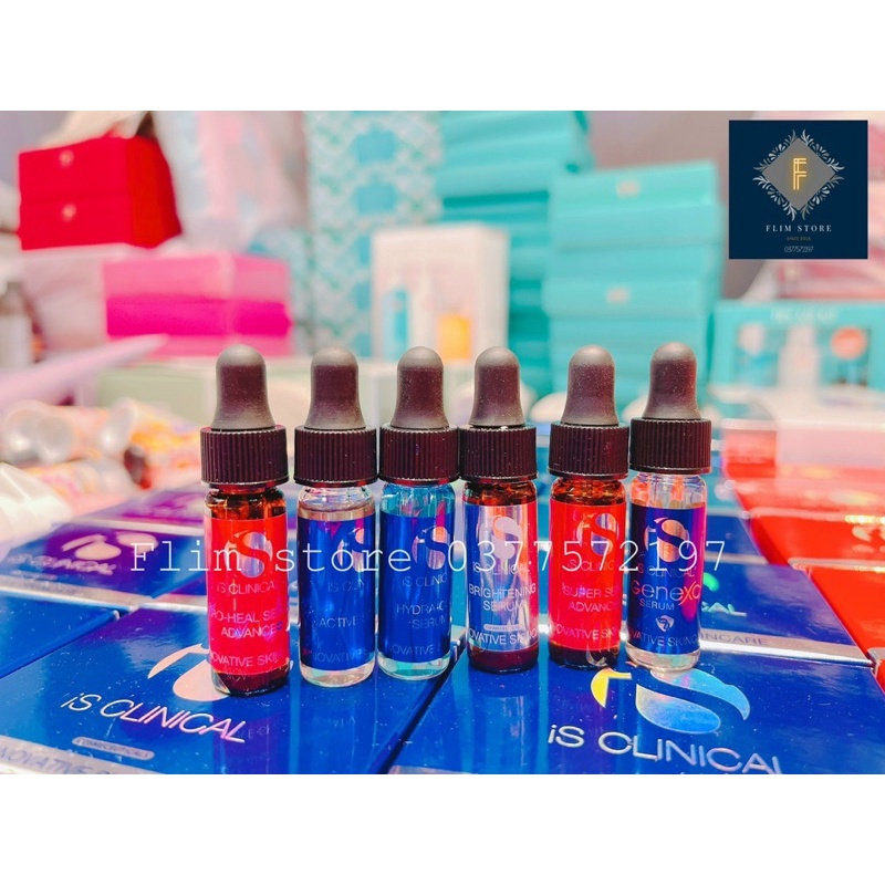 Tinh Chất Cấp Ẩm, Phục Hồi, Sáng Da Serum iS Clinical Hydra Cool - Pro Heal - Super Serum - Lightening 3.75ml / 15ml