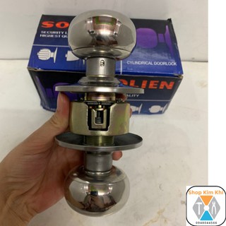 Khoá Tay Nắm Tròn Solien - Khóa nắm tròn lắp nhà vệ sinh, cửa ra vào, nhôm kính