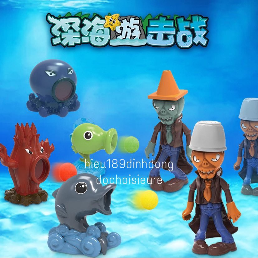 Đồ Chơi Game Hot Plants vs Zombie hoa quả nổi giận đáy biển