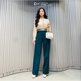 Sơ mi rập ly kẹp cổ CT Cchat Clothes