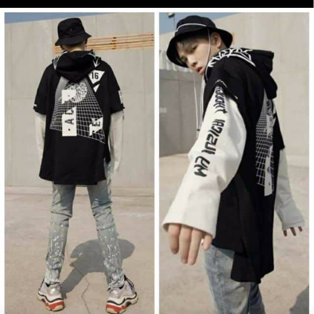 [FREESHIP] Áo Hoodie Phối Tay ( Kèm Ảnh Thật) | BigBuy360 - bigbuy360.vn
