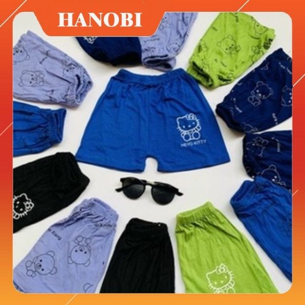Quần Mèo Kitty Cho Bé Trai/Gái Từ 6kg Đến 22kg - Quần Đùi Chất Liệu Cotton Lạnh