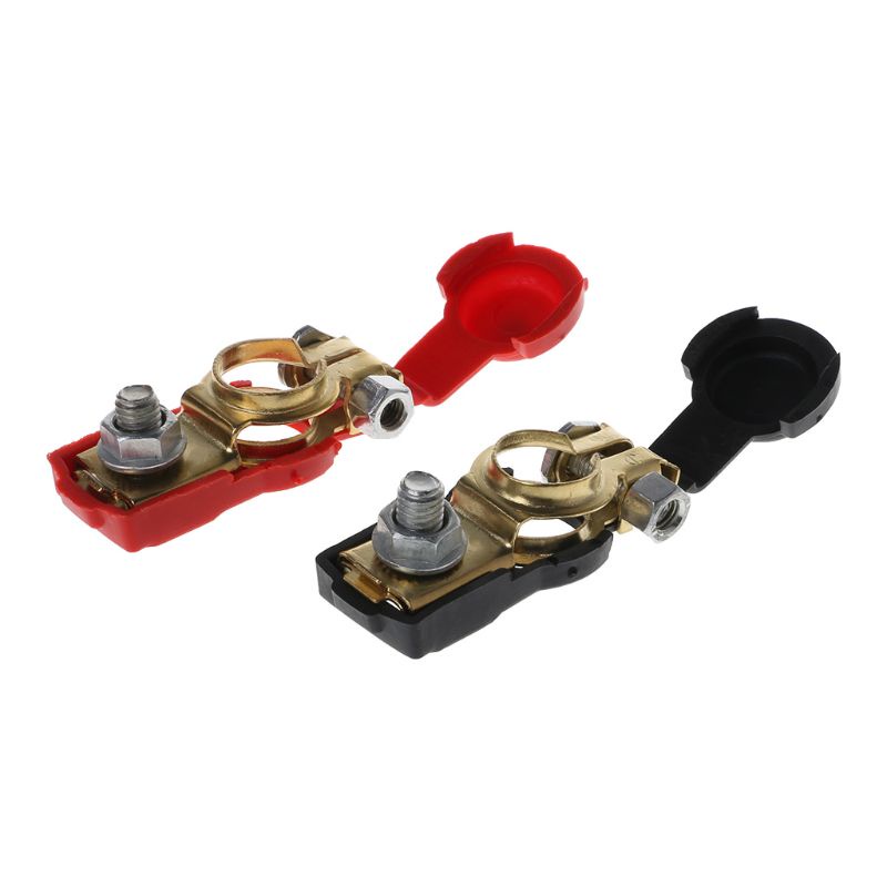 1 Cặp Kẹp Đầu Cuối Bình Ắc Quy Tháo Lắp Nhanh Bằng Đồng Cho Xe Hơi