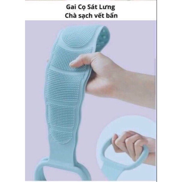 Cọ Lưng Silicon Làm Sạch Tế Bào Chết , Chất Liệu Cao Su Non