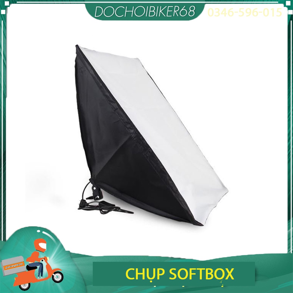 * CHỤP ĐÈN và SOFTBOX Chụp Ảnh Sản Phẩm 50cm * 70cm Hỗ Trợ Sáng đui 1