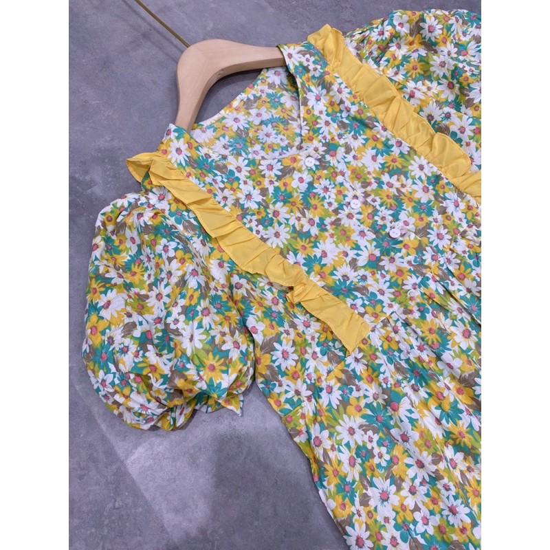 [ẢNH THẬT + VIDEO] Váy hoa đuôi cá cực tiểu thư 🌼🌼🌼
