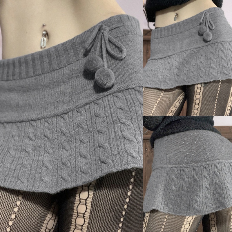 Chân Váy Chữ A Lưng Thấp Đan Dây Gợi Cảm Cho Nữ