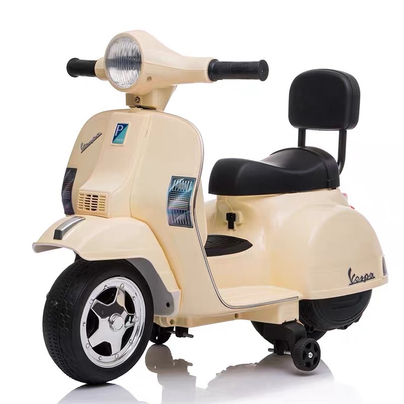 Xe máy điện Vespa vintage cho bé