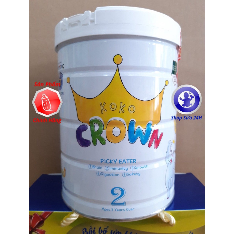 Sữa Bột KOKO CROWN Cho Trẻ Biếng Ăn Picky Eater Số 2 Lon 800g [DATE 17/03/2023]