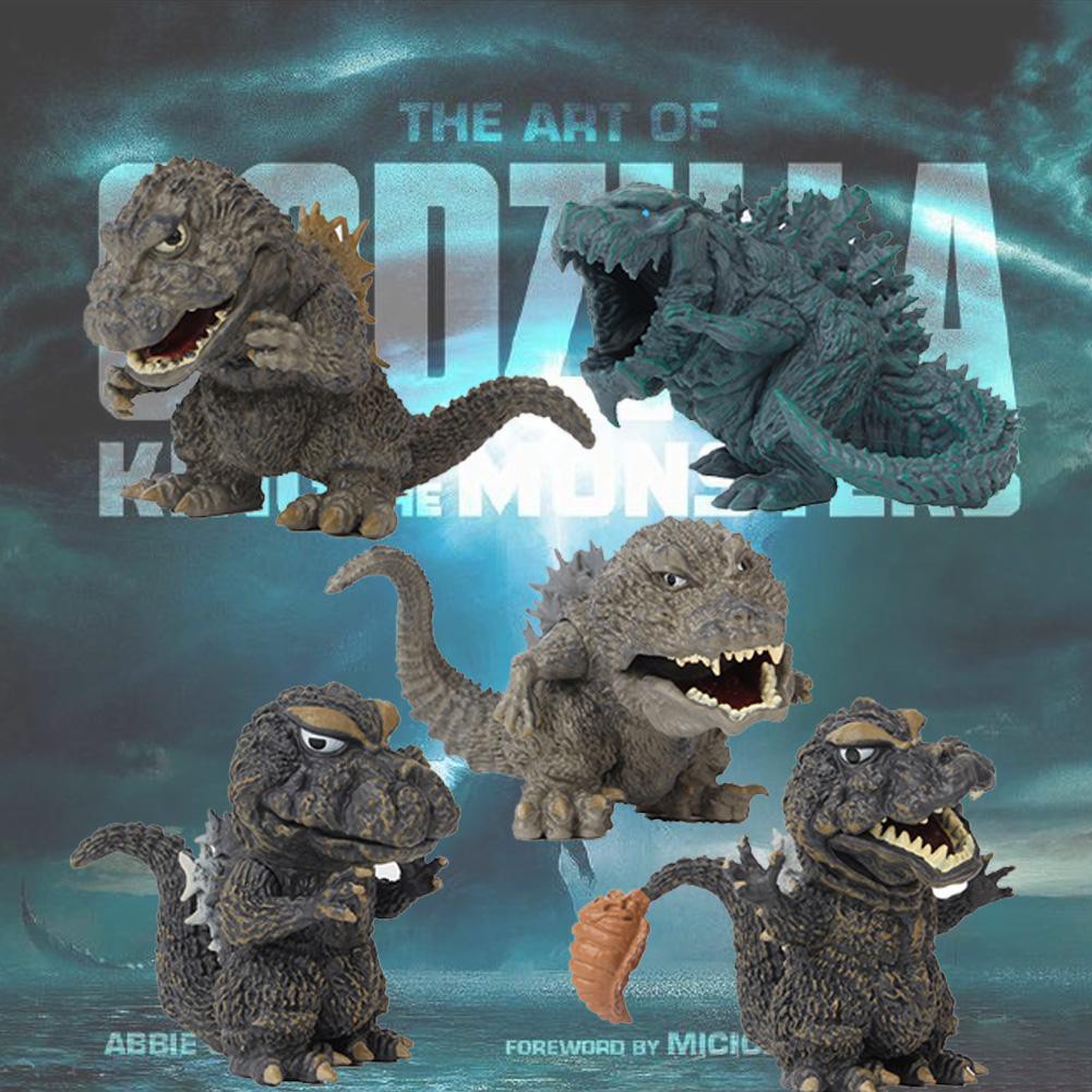 Sét 05 Mô Hình Quái Vật Khủng Long Godzilla Độc Đáo