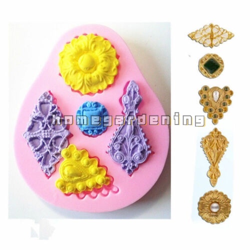 Khuôn Silicone Nhấn Bánh &amp; Socola Hình 3D
