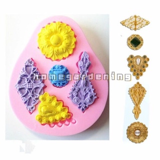 Khuôn Silicone Nhấn Bánh & Socola Hình 3D
