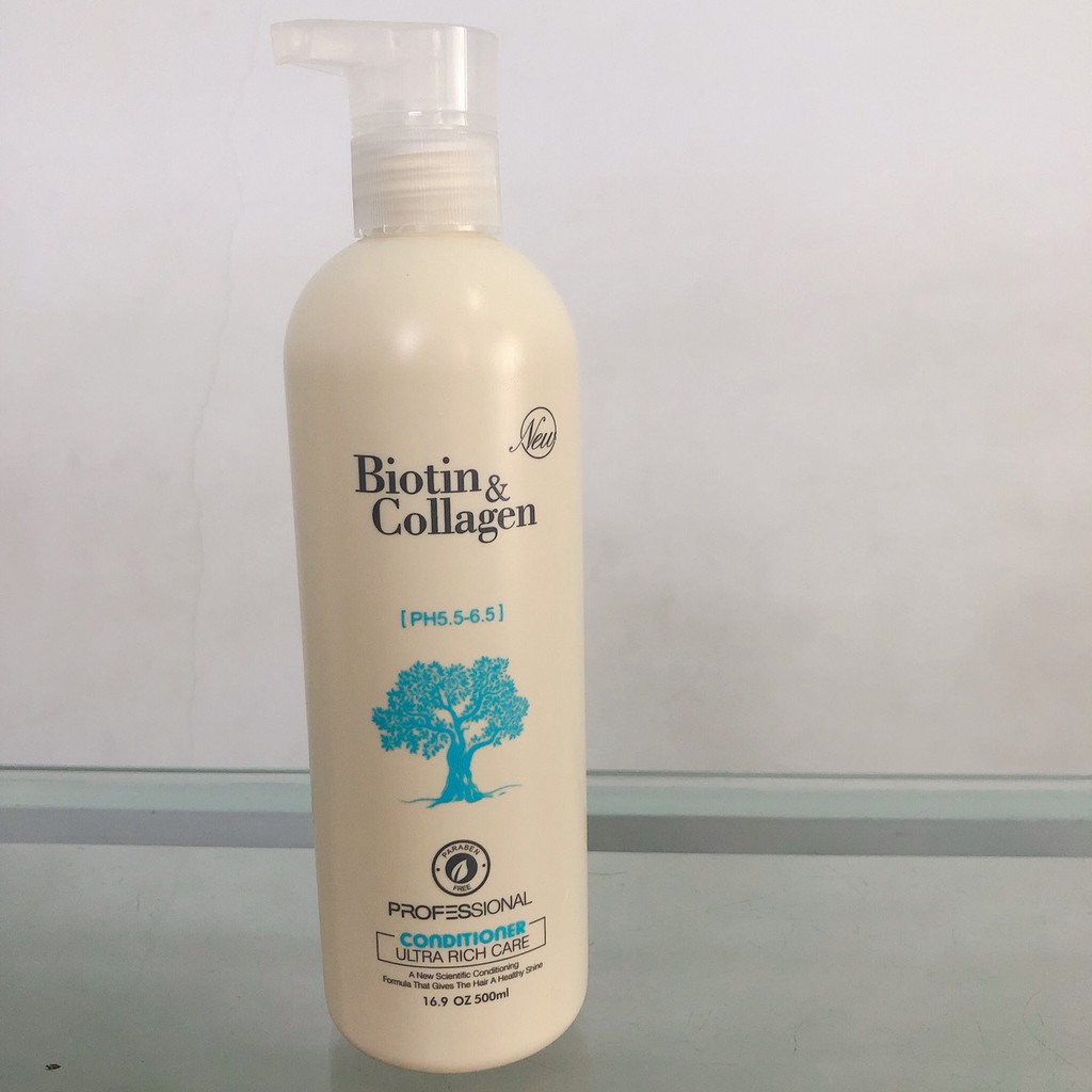 DẦU XẢ BIOTIN COLLAGEN NEW SIÊU MỀM MƯỢT CHO TÓC KHÔ 500ml