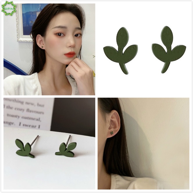 Khuyên Tai Hình Chiếc Lá Phong Cách Hàn Quốc Thời Trang Mùa Hè Cho Nữ