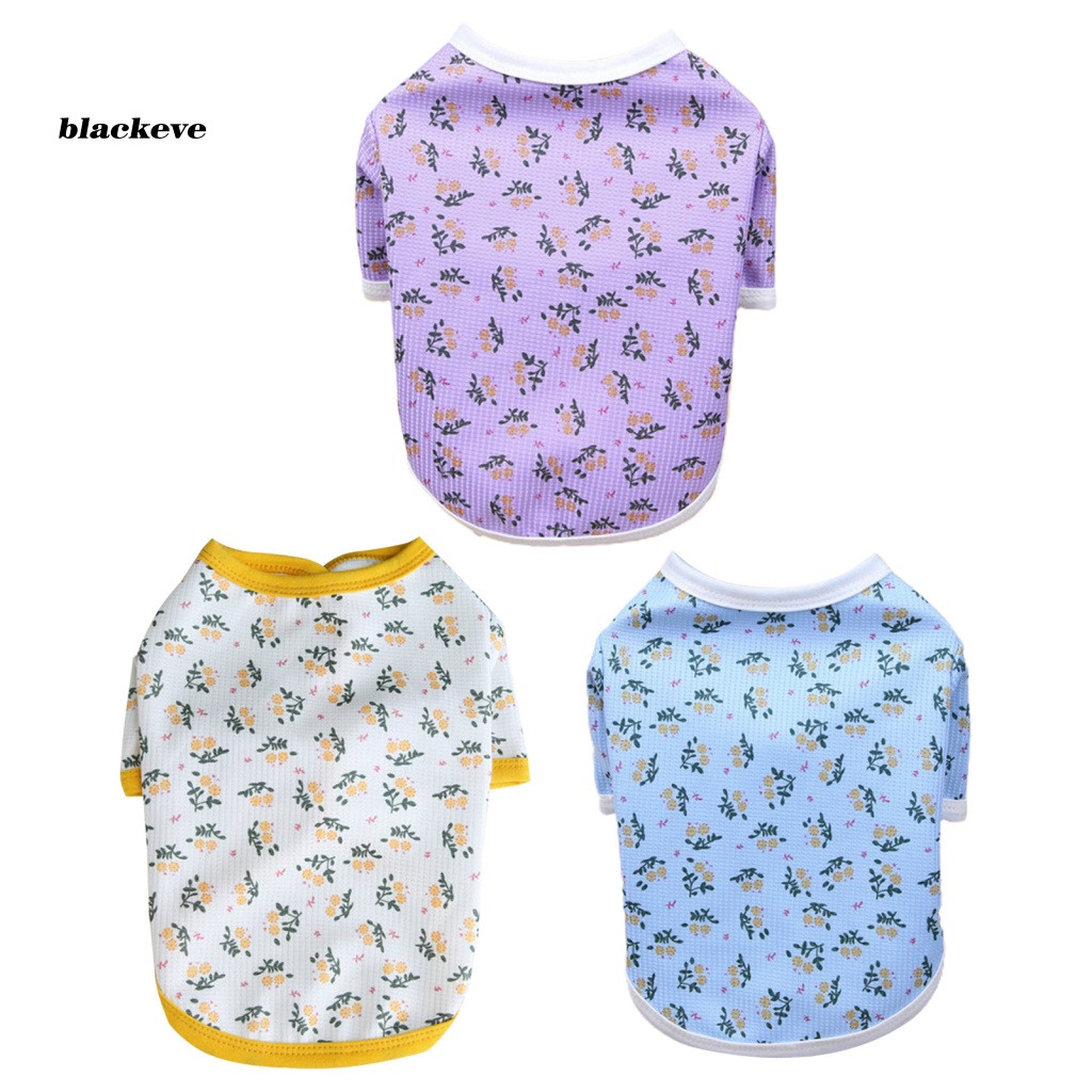 Áo Khoác Cardigan Mềm Mại Họa Tiết Hoa Xinh Xắn Cho Thú Cưng