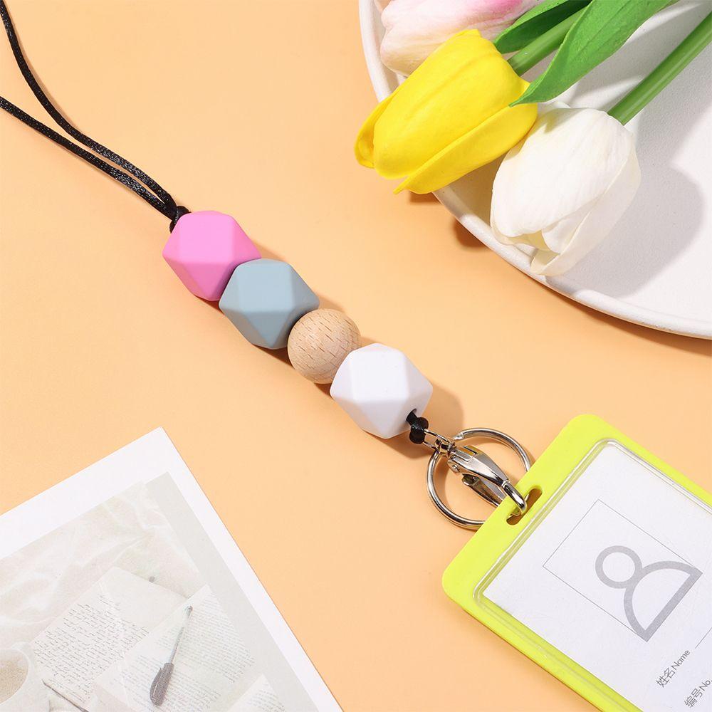 Layor1 Dây Chuỗi Hạt Gỗ Tự Nhiên Phối Tua Rua Tay Nắm Cửa Thời Trang
