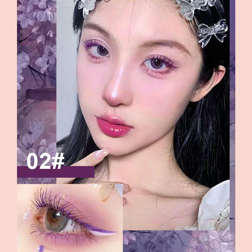 Mascara Trang Điểm Lông Mi 6 Màu Sắc Chống Nước Nhanh Khô