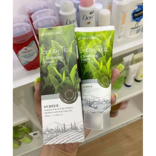 ✨[ĐỦ MÙI] SỮA RỬA MẶT 3W CLINIC TRÀ XANH GẠO HÀN QUỐC 100ML