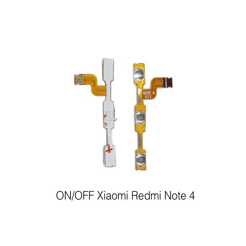 DÂY CÁP NGUỒN (ON/OFF) + ÂM LƯỢNG (VOLUM) XIAOMI REDMI NOTE 4 ZIN