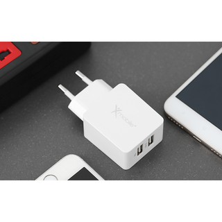 Adapter sạc 3.4A xmobile DS 476 trắng