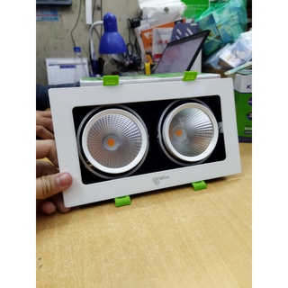 Đèn led âm trần vuông spotlight kingled đơn, đôi. cam kết chuẩn chính hãng bảo hành 2 năm