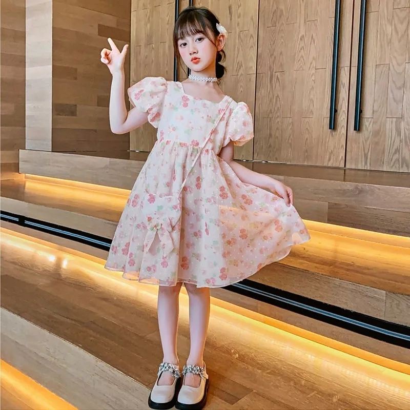 Đầm Công Chúa Dáng Dài Vải Voan Thời Trang Mùa Hè Cho Bé Gái Từ 3 Đến 4 Đến 5 Đến 6 Đến 7 Đến 8 Đến 9 Đến 10 Đến 11-12 Tuổi