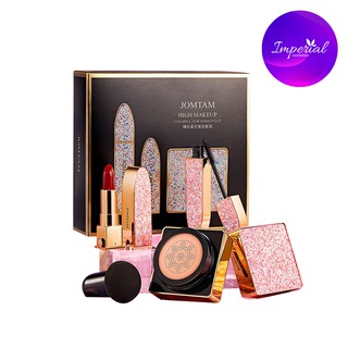 Set 3 Món Son Môi, Maccara Chải Mi, Cushion Phấn Nước Lâu Trôi JomTam Hàng Nội Địa Trung 8G+3.8G +20G