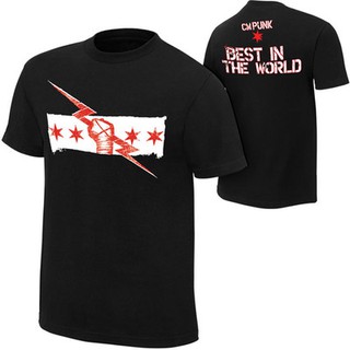 Áo phông wwe cm punk "best in the world" đen