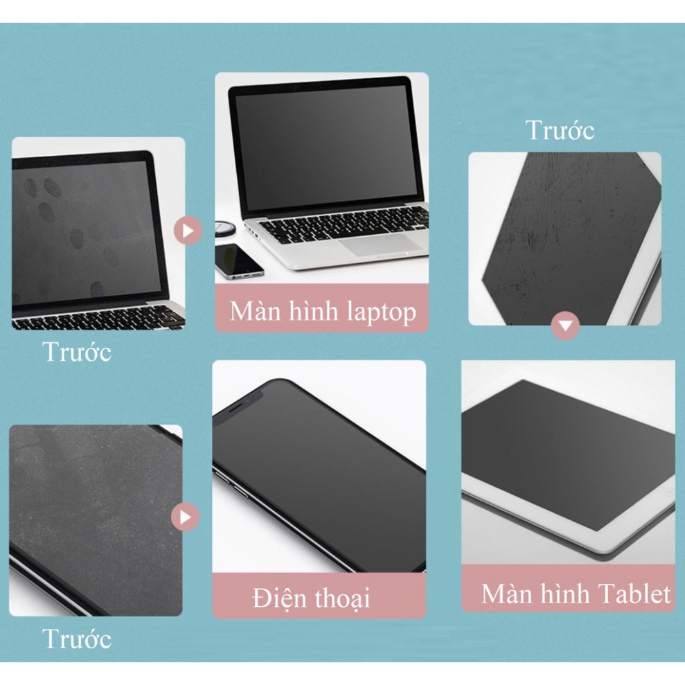 Bộ dung dịch xịt vệ sinh làm sạch màn hình điện thoại, máy tính laptop, máy tính bảng tablet JRC-1