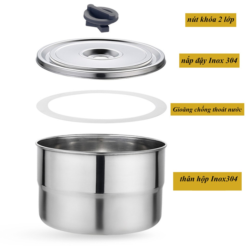 Bộ thau rổ Inox cao cấp có bàn nạo đa năng - có thể dùng đun trên bếp