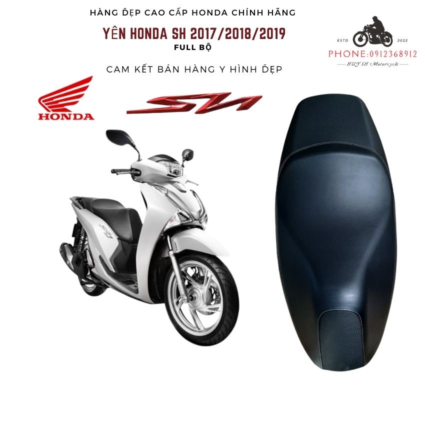 Yên xe sh 2017-2018-2019 chính hiệu honda