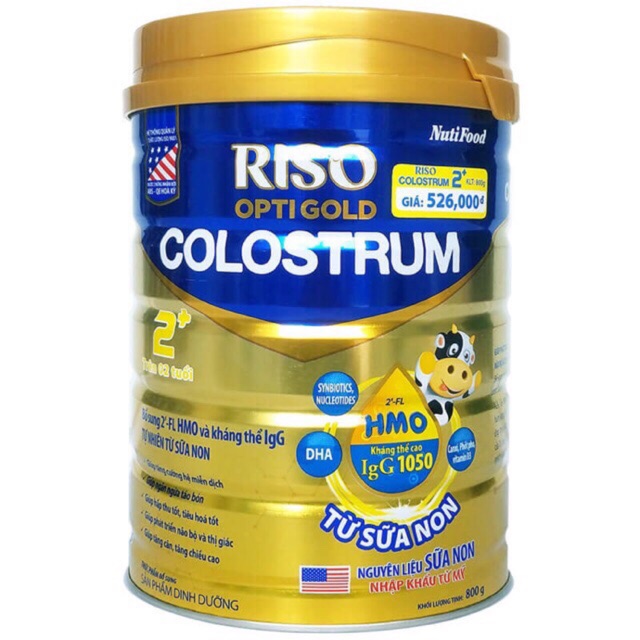 Sữa Riso Colostrum 2+ 800g