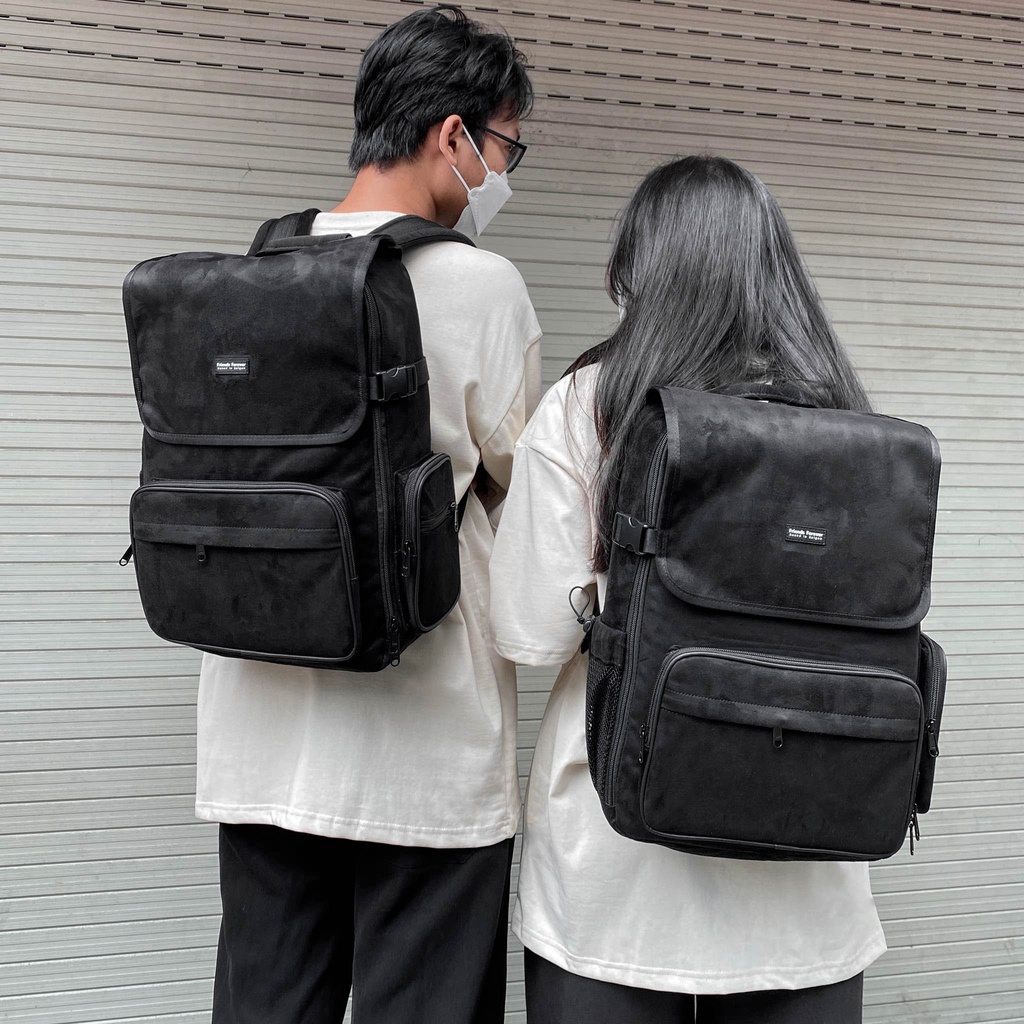 Balo unisex chất vải bố chống nước cao cấp FRIENDS FOREVER Comrade Backpack - Ngăn chống sốc 15.6inch