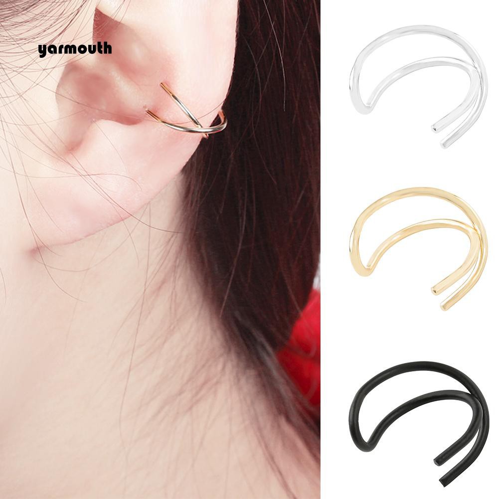 Khuyên đeo vành tai kiểu dáng đơn giản thanh lịch dành cho nữ