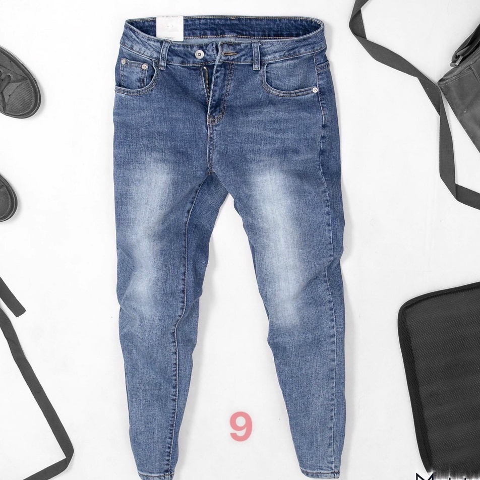 Quần jean nam chất bò cao cấp co dãn 4 chiều cực đẹp from dáng skinny đẹp CAROLLSTORE QJ9