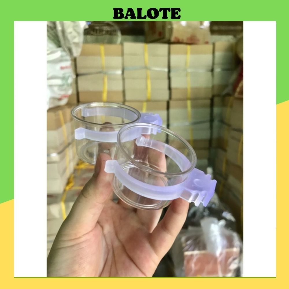 Cóng nhựa quai trắng Balote - Cóng nhựa dành cho mọi loại chim(1 chiếc)