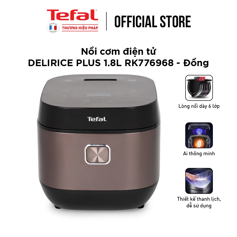 Nồi cơm điện tử Tefal 1.8L RK776968