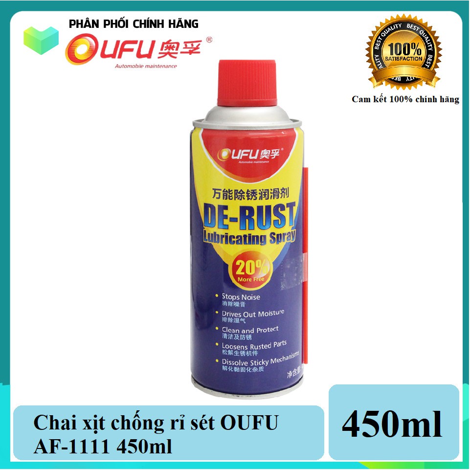 Chai xịt chống rỉ sét OUFU AF-1111 450ml