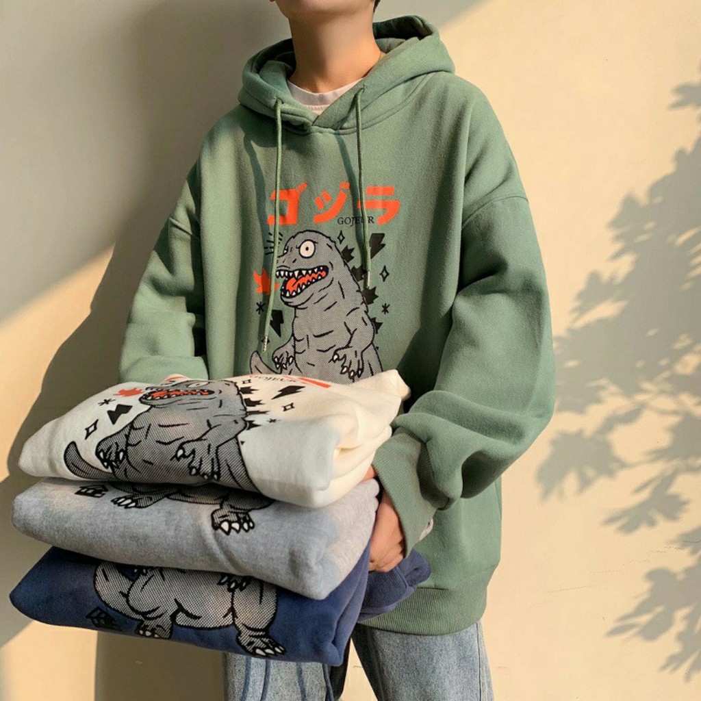 Áo Hoodie Nam Nữ phong cách Harajuku cá tính chất nỉ trần bông SG813