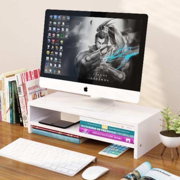 Kệ để máy tính, sạch sẽ, giúp bạn gòn gàng trong góc làm việc chất gỗ MDF ván dày 12mm